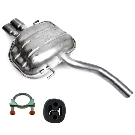IMASAF Endschalld&auml;mpfer + Anbausatz VW PASSAT (3C 36) 1.8TSI 2.0FSI 1.9/2.0TDI