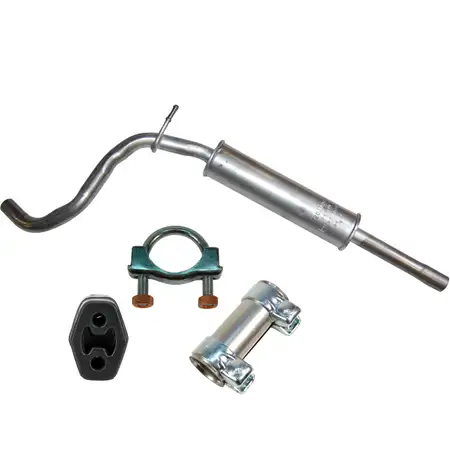 IMASAF Mittelschalld&auml;mpfer + Anbausatz SEAT AROSA VW LUPO 1.0 50 PS + 1.4 60 PS