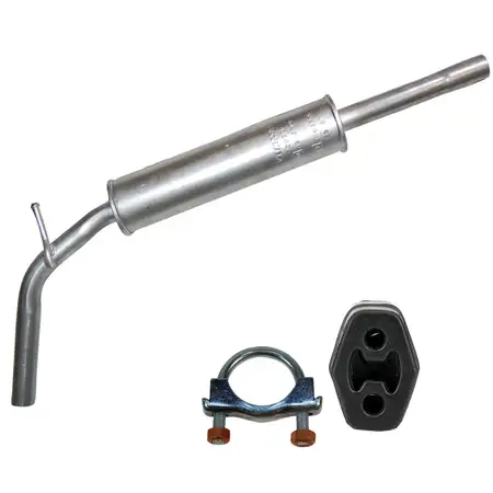 IMASAF Mittelschalld&auml;mpfer + Anbausatz VW POLO (6N1 6N2) 1.0 1.3 1.4 45-75 PS
