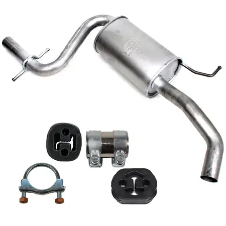 IMASAF Mittelschalld&auml;mpfer + Anbausatz VW TOURAN (1T1, 1T2) 1.4 FSI + 2.0 FSI