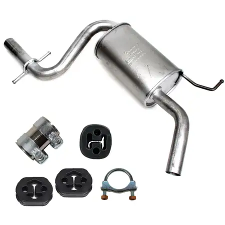 IMASAF Mittelschalld&auml;mpfer + Anbausatz f&uuml;r VW TOURAN (1T1, 1T2) 2.0 FSI 150 PS