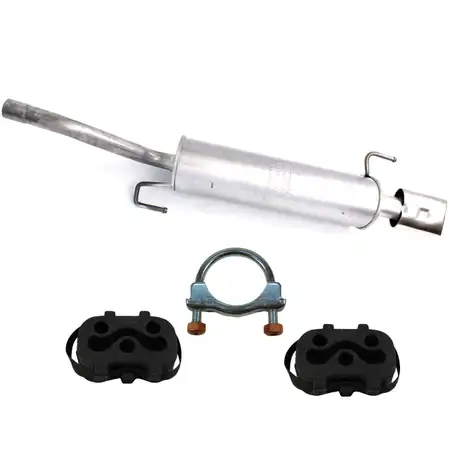 IMASAF Endschalld&auml;mpfer + Anbausatz OPEL CORSA D 1.4 + 1.4 LPG 87 / 90 / 100 PS