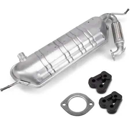 IMASAF Endschalld&auml;mpfer + Anbausatz SMART FORTWO (451) 1.0 61 / 71 PS ab 2007