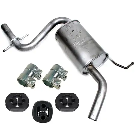 IMASAF Mittelschalld&auml;mpfer + Anbausatz f&uuml;r VW TOURAN (1T1 1T2) 1.6 FSI 115 PS