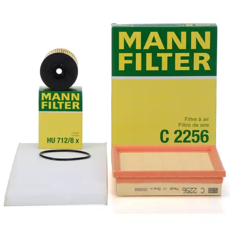 MANN Inspektionskit Filterpaket f&uuml;r OPEL CORSA B 1.0i 12V 54 PS + 1.2i 16V 65 PS