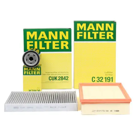 MANN Filterpaket Filterset f&uuml;r VW MULTIVAN TRANSPORTER T5 2.0 115 PS