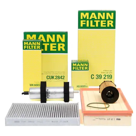 MANN Inspektionskit Filterpaket f&uuml;r AUDI Q7 (4LB) 3.0 TDI quattro 204/240/245 PS