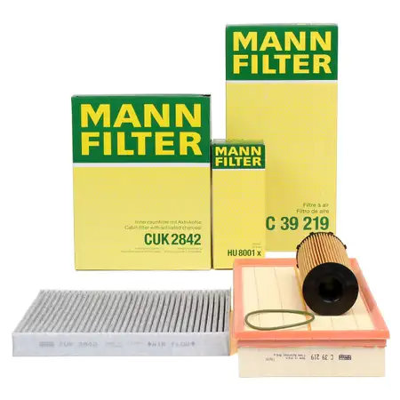 MANN Filterset f&uuml;r AUDI Q7 (4LB) PORSCHE CAYENNE (9PA) VW TOUAREG (7L) 3.0 TDI