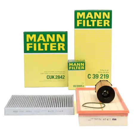 MANN Inspektionskit Filterpaket f&uuml;r AUDI Q7 (4LB) 3.0 TDI quattro 204/240/245 PS