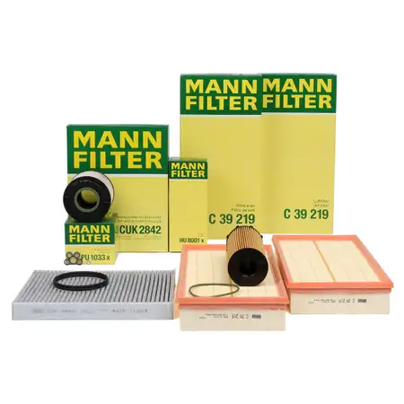 MANN Inspektionskit Filterpaket f&uuml;r AUDI Q7 (4LB) 4.2 TDI quattro 326/340 PS