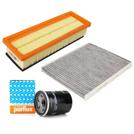 Inspektionskit Filterpaket Filterset f&uuml;r Fiat 500 1.2 Panda Ford KA (RU8) 1.2