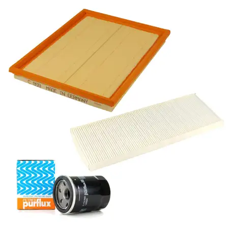 Inspektionskit Filterpaket Filterset f&uuml;r Opel Astra F 1.7TDS 82 PS ab 10.1995
