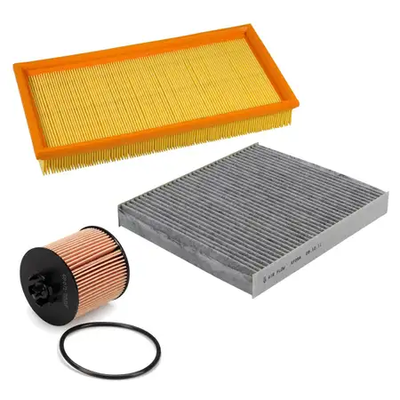 Inspektionskit Filterpaket Filterset f&uuml;r VW Polo 9N 1.4FSI 86 PS 02.2002-07.2006