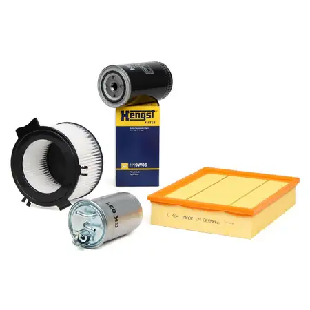 Inspektionskit Filterpaket Filterset f&uuml;r VW TRANSPORTER T4 2.4D 2.5TDI 75-151 PS