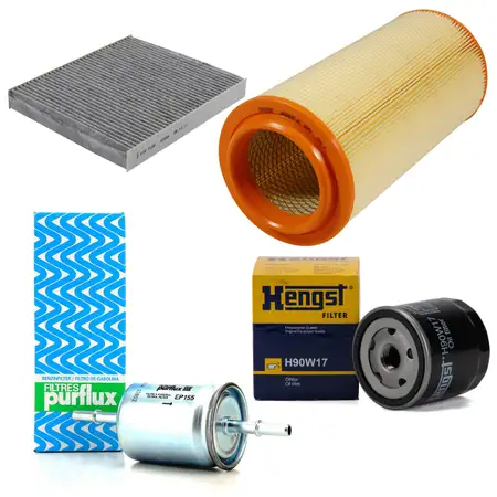 Inspektionskit Filterpaket Filterset f&uuml;r Audi A2 (8Z0) 1.4 75 PS 1.6FSI 110 PS