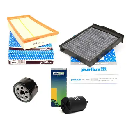 Inspektionskit Filterpaket Filterset f&uuml;r Renault Megane II 1.6/2.0 16V 105-135PS
