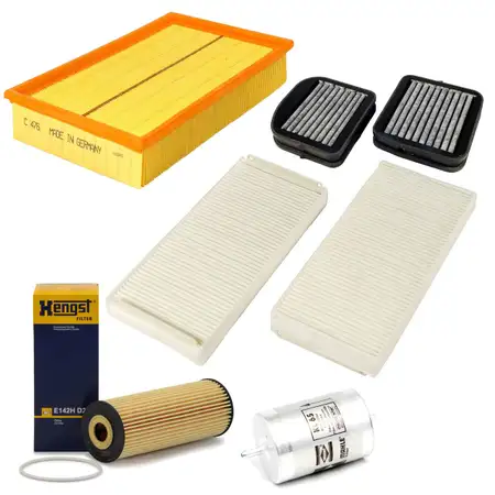 Inspektionskit Filterpaket Filterset Mercedes W210 E200Kompressor ab 08.1999