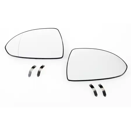 2x Au&szlig;enspiegel Spiegelglas ELEKTRISCH f&uuml;r OPEL Corsa D bis Fgst. links + rechts