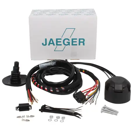 JAEGER Kabelsatz E-Satz Anh&auml;ngerkupplung VW MULTIVAN TRANSPORTER T5 T6 3-polig
