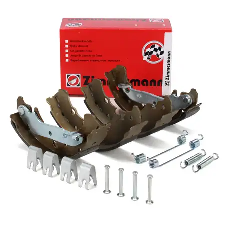 ZIMMERMANN Bremsbacken + Federn Satz FORD Fiesta 4 5 Fusion Ka Puma MAZDA 2 DY