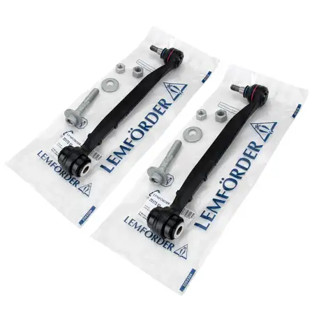 2x LEMF&Ouml;RDER Spurstange Axialgelenk Mercedes W203 C208 C209 R171 hinten unten