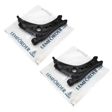 2x LEMF&Ouml;RDER Querlenker Lenker Seat Ibiza IV Skoda Fabia VW Fox Polo vorne unten