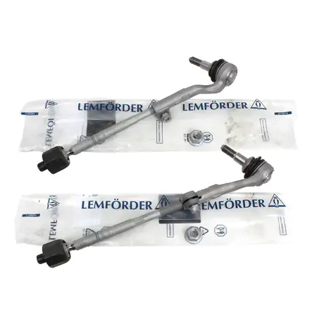 2x LEMF&Ouml;RDER Spurstange Axialgelenk + Kopf BMW F20/21 F22/23 F30-34 F32-36 vorne