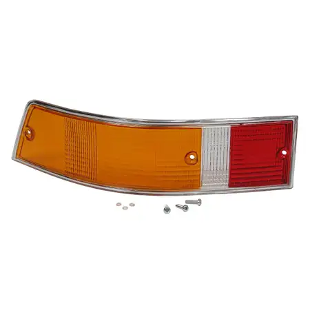 R&uuml;cklichtglas CHROM EU-Version f&uuml;r PORSCHE 911 63-79 912 912E links 91163192303