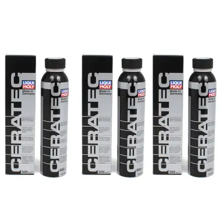 3x 300ml LIQUI MOLY CeraTec Keramik Verschlei&szlig;schutz &Ouml;l Additiv Ceratec 3721