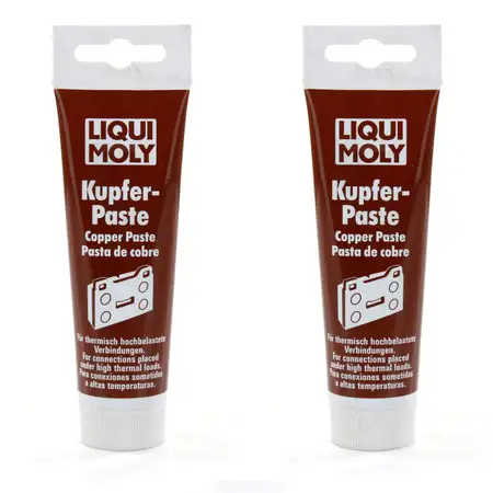 2x LIQUI MOLY Kupferpaste Kupferfett Korrosionsschutz 200g 3080