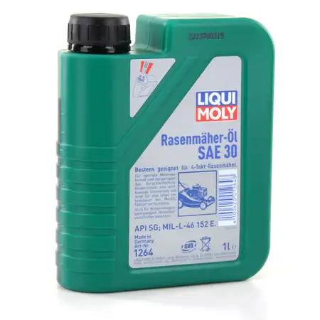 LIQUI MOLY Motor&ouml;l &Ouml;l 4-Takt Rasenm&auml;her-&Ouml;l SAE30 1L 1 Liter 1264