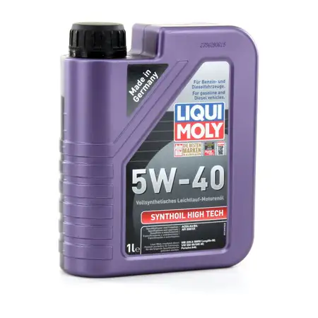 LIQUI MOLY Motor&ouml;l &Ouml;l SYNTHOIL HIGH TECH 5W40 1L 1 Liter 1306