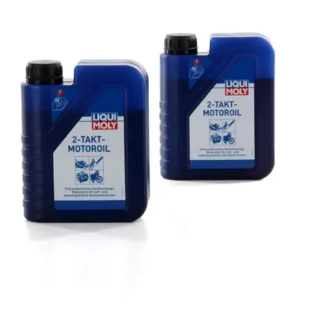 LIQUI MOLY Motor&ouml;l &Ouml;l 2-Takt-Motoroil selbstmischend 2L 2 Liter 1052