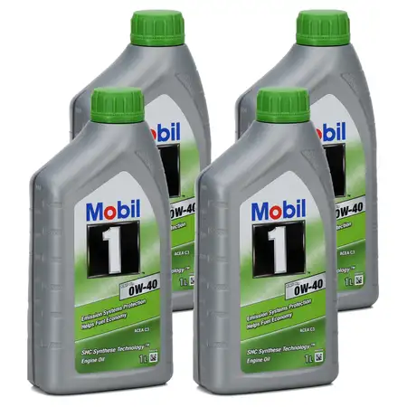 Mobil 1 ESP X3 C40 Motor&ouml;l &Ouml;l 0W-40 0W40 dexos2 PORSCHE C40 VW 511.00 - 4 Liter