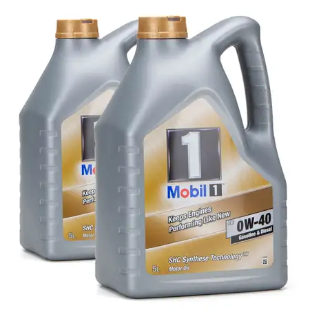 Mobil 1 FS A40 Motor&ouml;l &Ouml;l 0W-40 0W40 PORSCHE A40 VW 505.00 505.00 - 10L 10 Liter