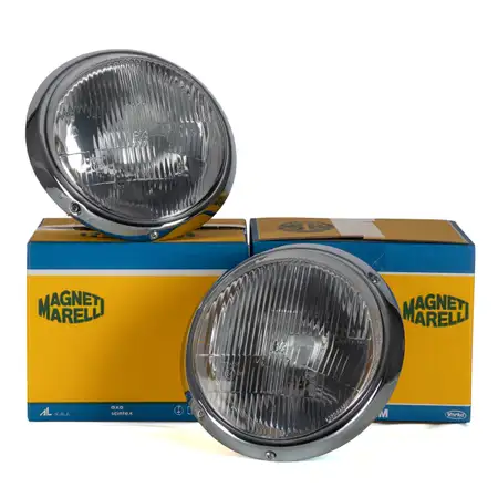 2x MAGNETI MARELLI 710301800101 Scheinwerfer HALOGEN PORSCHE 911 1969-83 vorne 91163111300