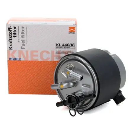 KNECHT / MAHLE Kraftstofffilter Dieselfilter f&uuml;r RENAULT KOLEOS 2.0 dCi