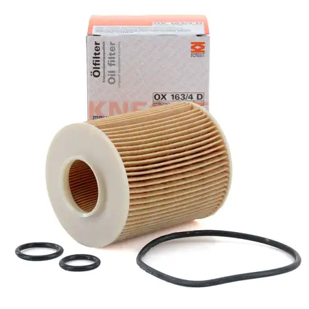 MAHLE &Ouml;lfilter inkl. Dichtung f&uuml;r Astra G H Combo Corsa C Meriva 1.7 DTi / CDTi