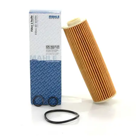 MAHLE / KNECHT OX1835D &Ouml;lfilter MERCEDES W204 S204 W212 S212 A207 R172 180-250 2711800509
