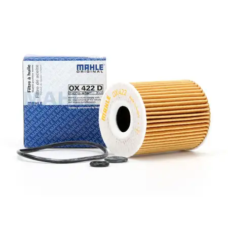 KNECHT / MAHLE &Ouml;lfilter OX422D SEAT IBIZA V SKODA FABIA II VW POLO 6R 6C 1.2TDI