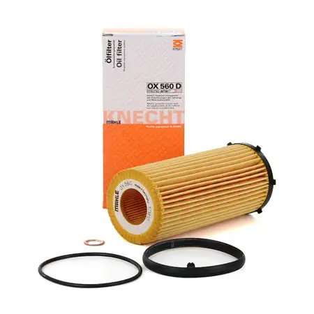 KNECHT / MAHLE OX560D &Ouml;lfilter BMW E90-93 325/330d F10 F11 F07 525-535d N57