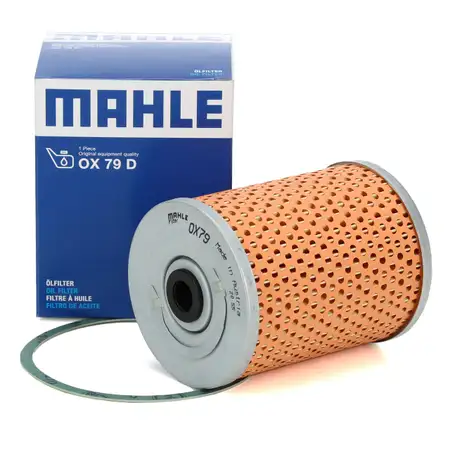 KNECHT / MAHLE OX79D &Ouml;lfilter f&uuml;r BMW 501 2.1 + PORSCHE 356 &amp; 912 / TARGA 1.6