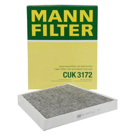 MANN Innenraumfilter Aktivkohlefilter CUK3172 MERCEDES CLS C219 E-KLASSE W211