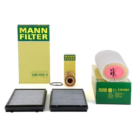 MANN Inspektionskit Filterpaket f&uuml;r BMW 7er E65 E66 E67 730d 204/211/218/231 PS