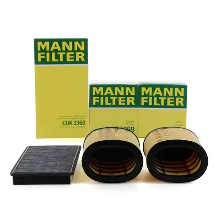 MANN Filterpaket Filterset f&uuml;r PORSCHE 911 (997) 3.6/3.8 Carrera 345/385/408 PS