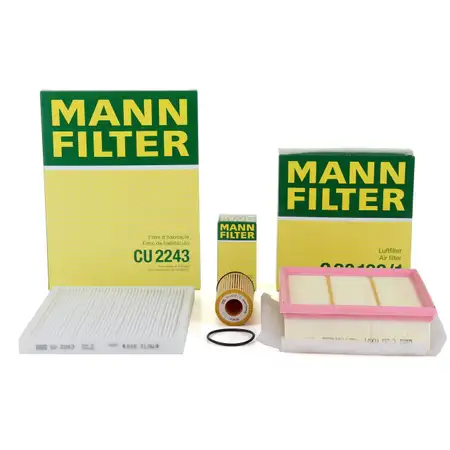 MANN Inspektionskit Filterpaket Filterset f&uuml;r OPEL CORSA D E 1.4 1.6 101-211 PS