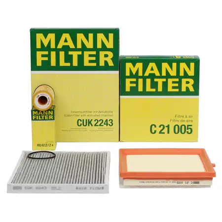 MANN Inspektionskit f&uuml;r OPEL ADAM (M13) 1.2 + 1.4 + 1.4 LPG + 1.4 S 69-150 PS