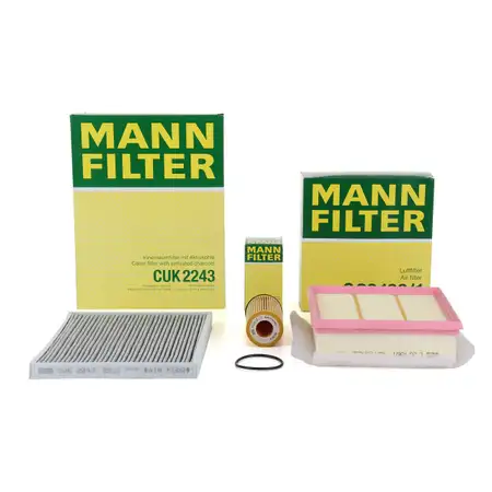 MANN Inspektionskit Filterpaket Filterset f&uuml;r OPEL CORSA D E 1.4 1.6 101-211 PS