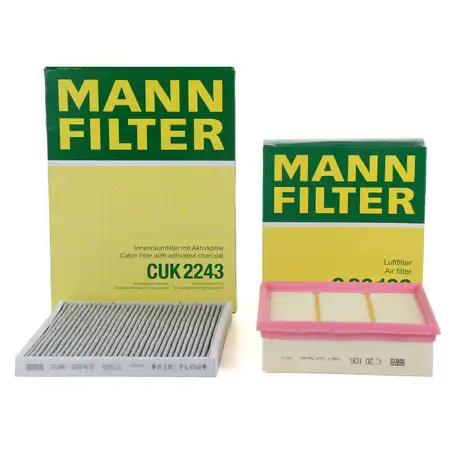 MANN Inspektionskit Filterpaket f&uuml;r OPEL CORSA D 1.0 1.2 1.4 + CORSA E 1.2 1.4