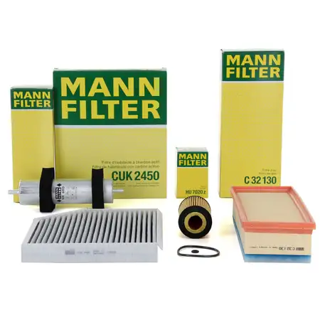 MANN Inspektionskit f&uuml;r AUDI A4 (8K B8) A5 (8T3) Q5 (8R) 2.0 TDI 136/150/163 PS